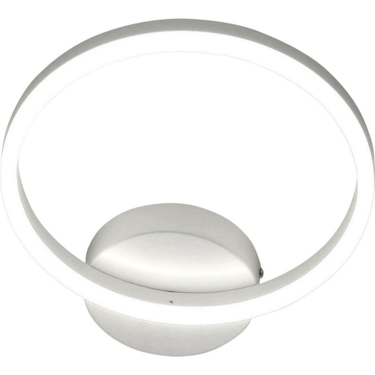 Bild 1 von Fabas Luce Led-Wandleuchte Giotto, Weiß, Metall, Kunststoff, 6.5 cm, DIN EN ISO 9001, Lampen & Leuchten, Leuchtenserien