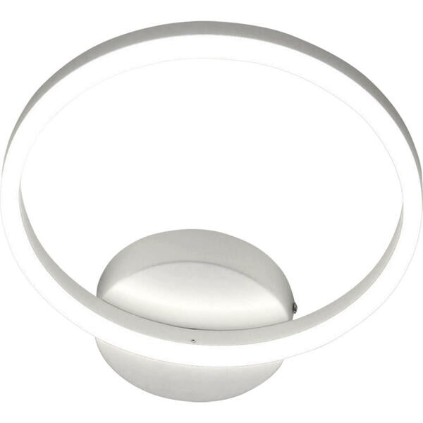 Bild 1 von Fabas Luce Led-Wandleuchte Giotto, Weiß, Metall, Kunststoff, 6.5 cm, DIN EN ISO 9001, Lampen & Leuchten, Leuchtenserien