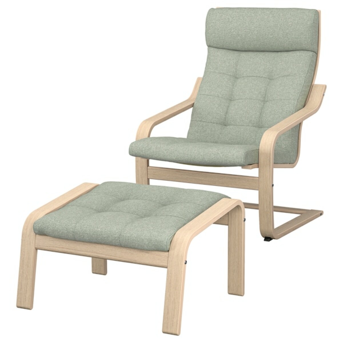 Bild 1 von POÄNG  Sessel und Hocker