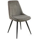 Bild 1 von Mid.you Armlehnstuhl, Grau, Holz, Metall, Textil, Pappel, Sperrholz, konisch, 49x88x59 cm, Esszimmer, Stühle, Armlehnenstühle