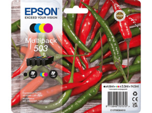 EPSON Epson 503 Multipack - 4er-Pack Tintenpatrone Magenta, cyan, gelb, schwarz (C13T09Q64010)