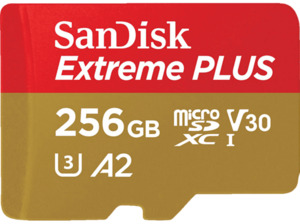 SANDISK Elite Extreme® PLUS UHS-I, Micro-SDXC Speicherkarte, 256 GB, 200 MB/s