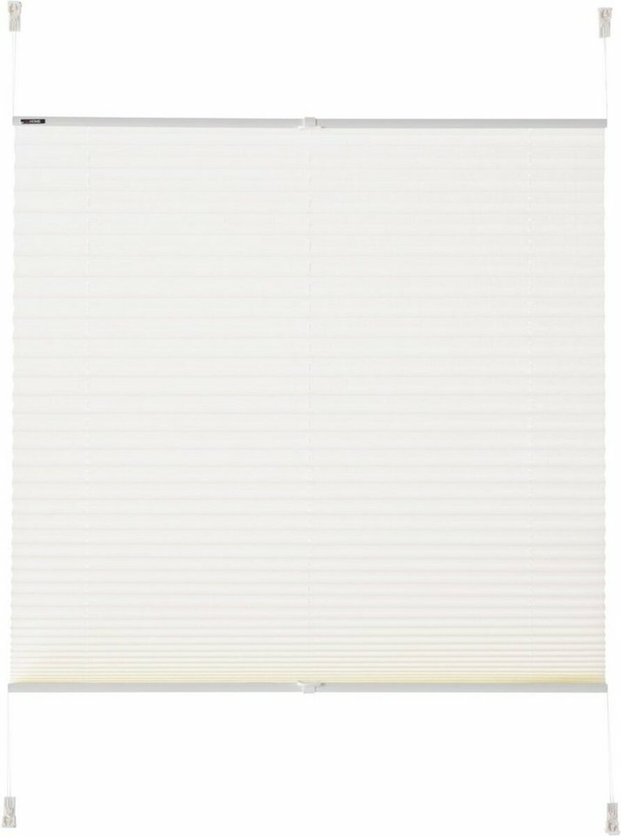 Bild 1 von Plissee KATIA, my home, Lichtschutz, ohne Bohren, verspannt, Klemmfix, Klemmfix, Crushed-Optik, uni, monochrom, basic, Klemmträger