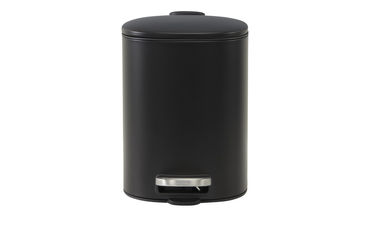 Bild 1 von KHG Treteimer eckig schwarz Edelstahl Maße (cm): B: 25,2 H: 27 T: 20 Küchenzubehör