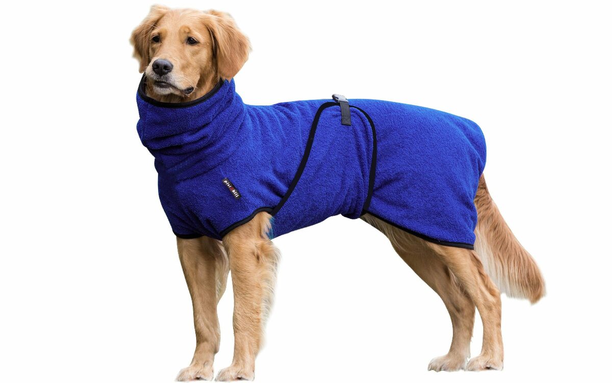 Bild 3 von Pisi & Bili Hundebademantel 100% Baumwolle Hundebademantel, Wintermäntel, zum Trocknen