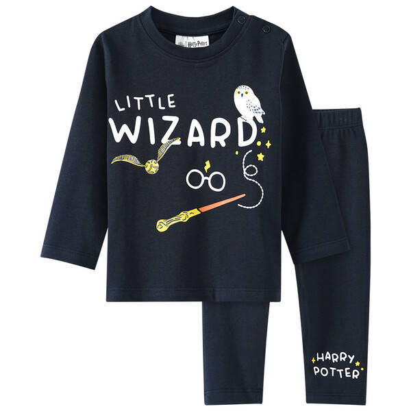 Bild 1 von Harry Potter Langarmshirt und Leggings im Set DUNKELBLAU