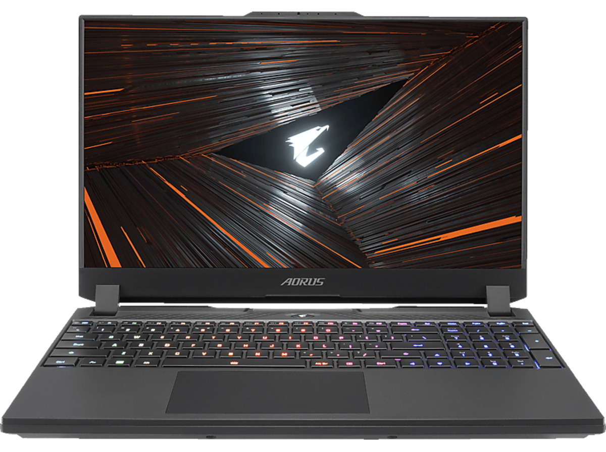Bild 1 von GIGABYTE Aorus 15 YE5-54DEB34SH, Gaming Notebook mit 15,6 Zoll Display, Intel® Core™ i5 Prozessor, 16 GB RAM, 1 TB SSD, Schwarz