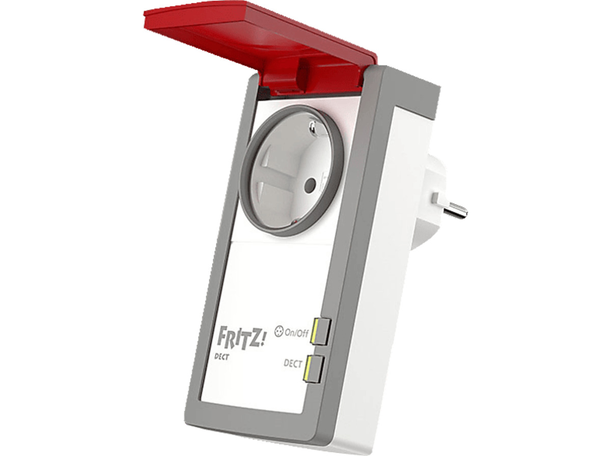 Bild 1 von AVM FRITZ!DECT 210 Smart Home Steckdose, Rot/Weiß