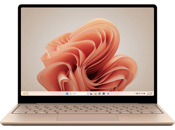 Bild 1 von MICROSOFT Surface Laptop Go 3, Notebook mit 12,45 Zoll Display Touchscreen, Intel® Core™ i5 Prozessor, 8 GB RAM, 256 SSD, Sandstein