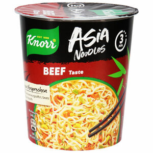 Knorr 5 x Asia Noodles mit Rind