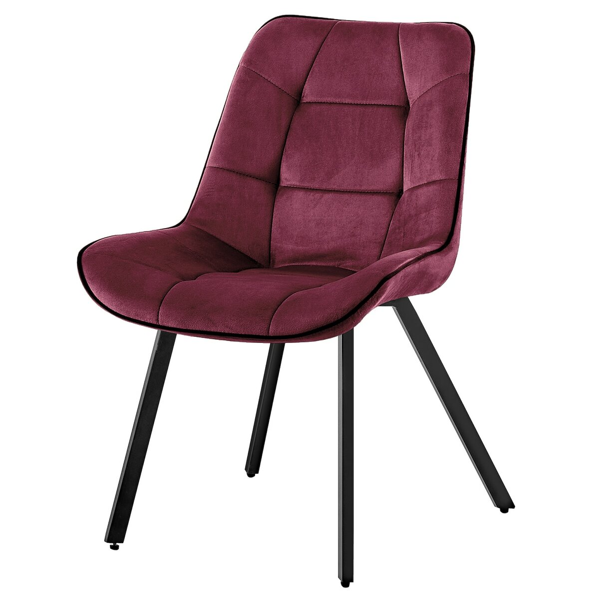 Bild 1 von Samtstühle Stoffstühle Polsterstuhl Esszimmerstühle Küchenstühle aus Samt Metallbeine