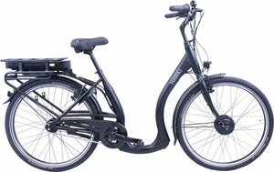 HAWK Bikes E-Bike HAWK eCity Comfort, 7 Gang Shimano Nexus 7-Gang Schaltwerk, Nabenschaltung, Frontmotor, 468 Wh Akku