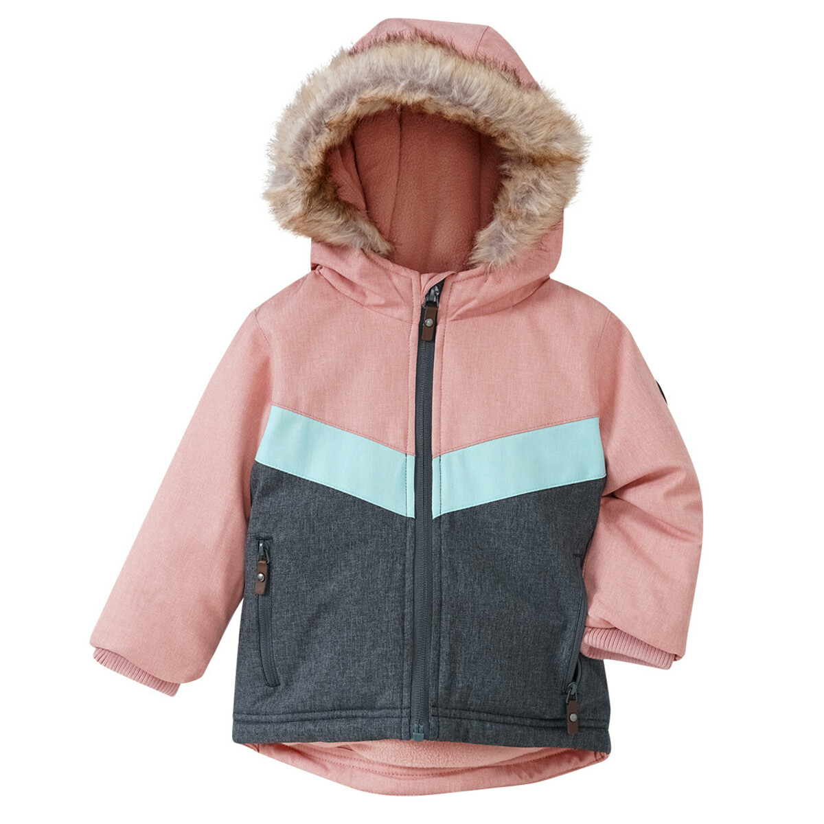 Bild 1 von Baby Winterjacke im Colourblocking-Look ROSA
