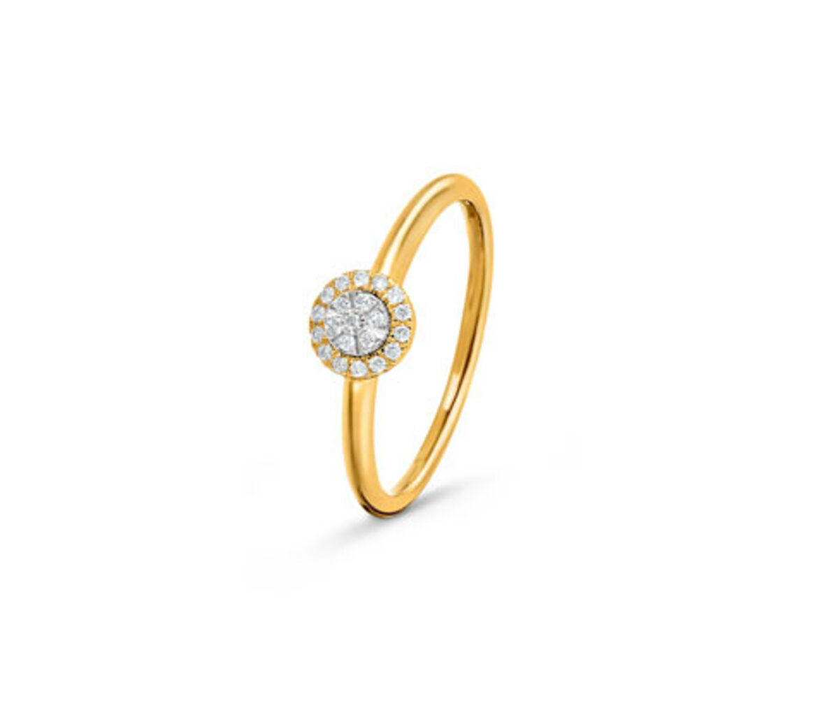 Bild 1 von 375 Gold Ring mit Diamanten