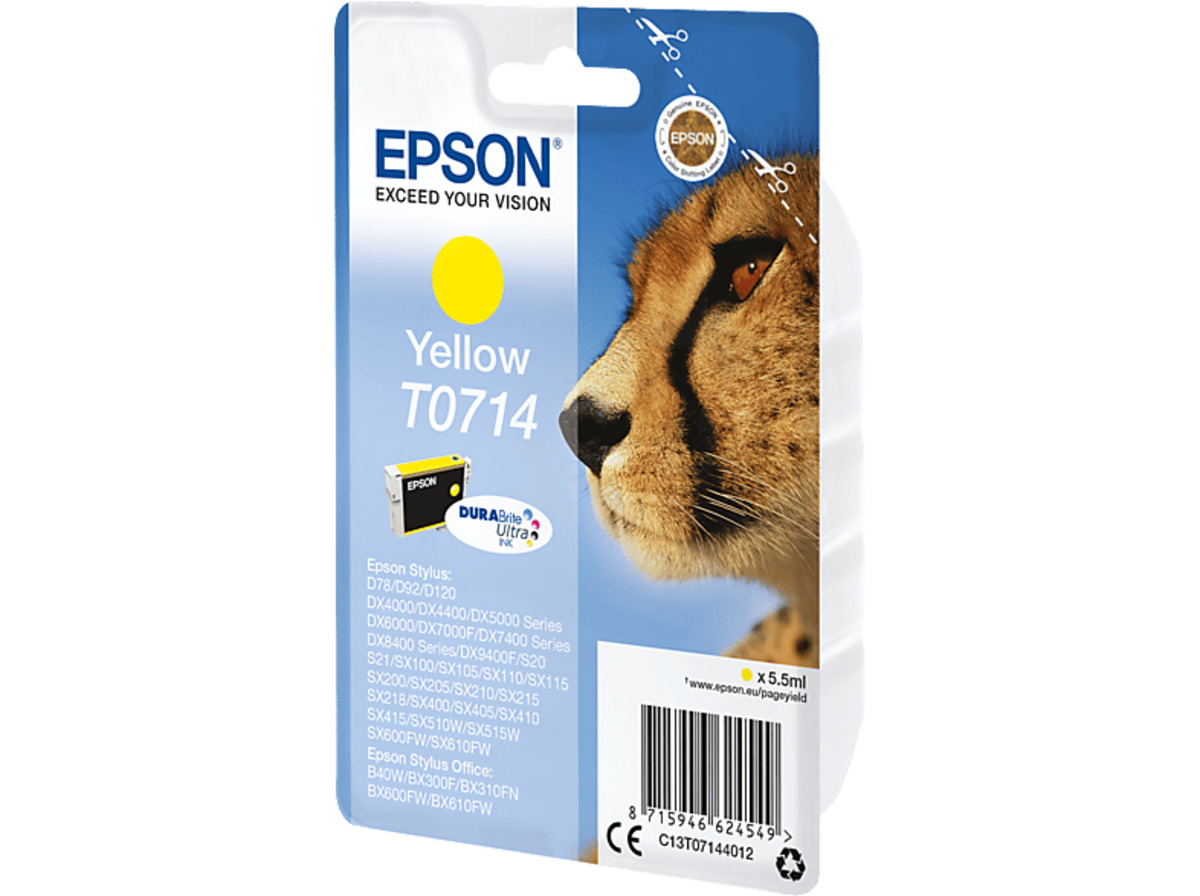 Bild 1 von EPSON Original Tintenpatrone Gelb (C13T07144012)