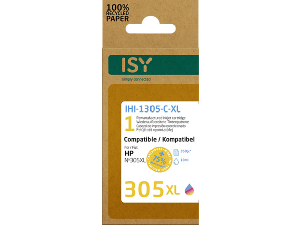Bild 1 von ISY IHI-1305-C-XL Tintenpatrone Mehrfarbig