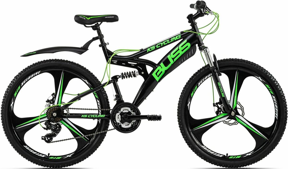 Bild 1 von KS Cycling Mountainbike Bliss, 21 Gang Shimano Tourney Schaltwerk, Kettenschaltung