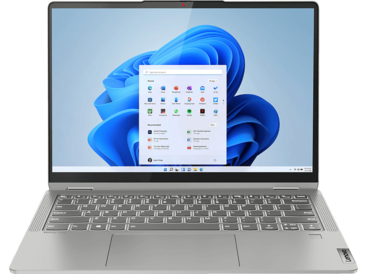 Bild 1 von LENOVO IdeaPad Flex 5i, Convertible mit 14 Zoll Display, Intel® Core™ i3 Prozessor, 8 GB RAM, 256 SSD, Intel UHD Grafik, Cloud Grey