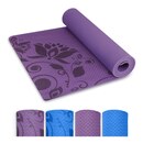 Bild 1 von INTEY INTYM02-Pur Lila Yogamatte Gymnastikmatte rutschfest TPE rutschfest Übungsmatte Sportmatte Fitnessmatte für Fitness & Gymnastik mit Tragegurt - Maße 180 x 60 x 0.7cm