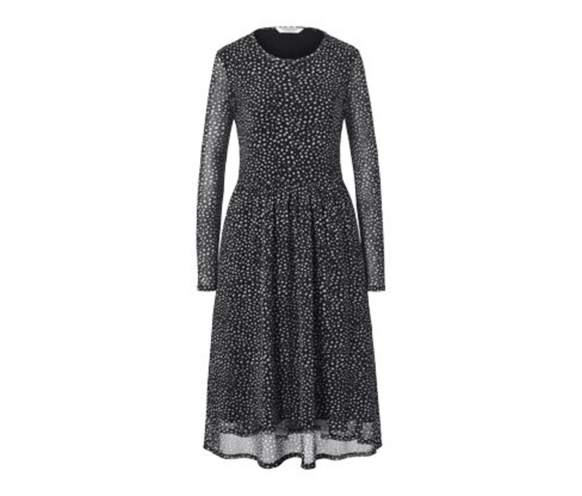 Bild 1 von Gepunktetes Mesh-Kleid