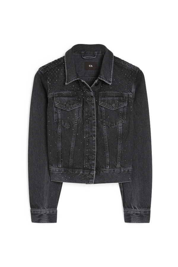 Bild 1 von C&A Jeansjacke, Schwarz, Größe: XS