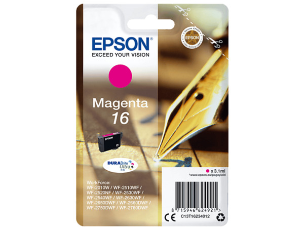 Bild 1 von EPSON Original Tintenpatrone Magenta (C13T16234012)