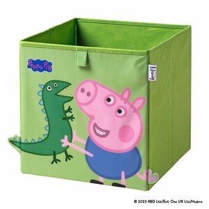 Lifeney Aufbewahrungsbox Peppa Pig George und Dino, 33x33x33cm