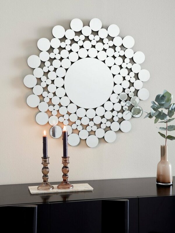 Bild 1 von Guido Maria Kretschmer Home&Living Dekospiegel, Wandspiegel, Dekospiegel, aus Spiegelelementen, Ø 70 cm