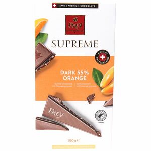 Frey 2 x Dunkle Schokolade mit Orangengranulat