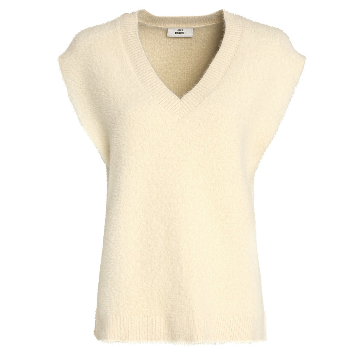 Bild 1 von Damen Pullunder flauschig weich CREME