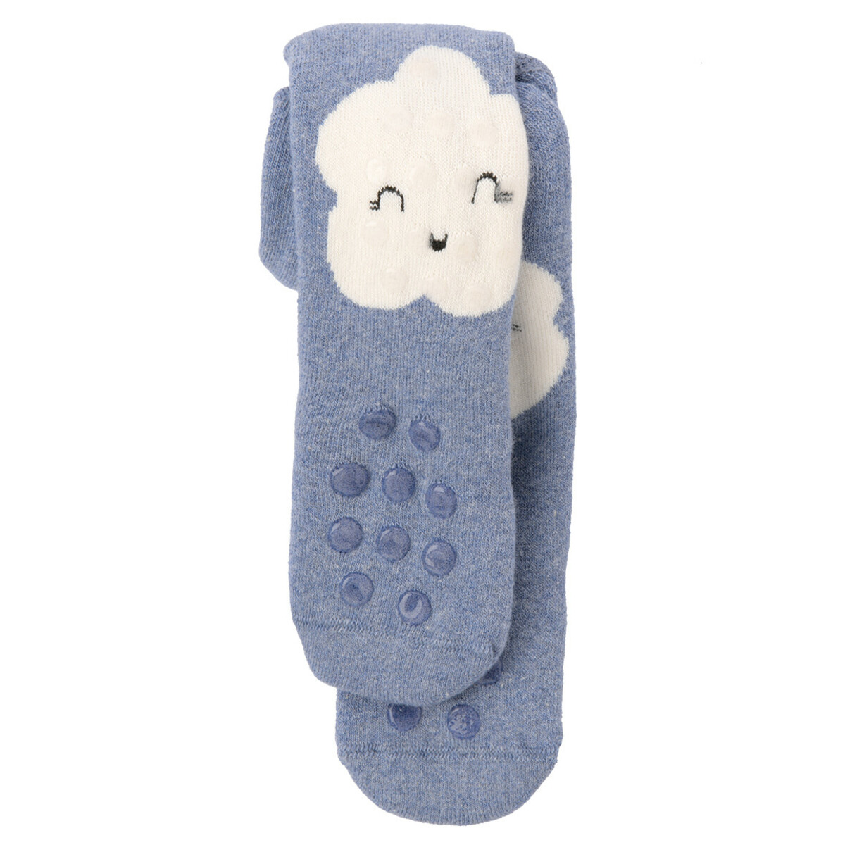 Bild 1 von Baby Krabbelstrumpfhose mit Wolken-Motiven BLAU