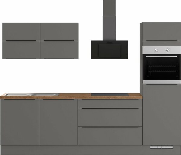 Bild 1 von IMPULS KÜCHEN Küche "Toledo", vormontiert, mit E-Geräten, Breite 280 cm