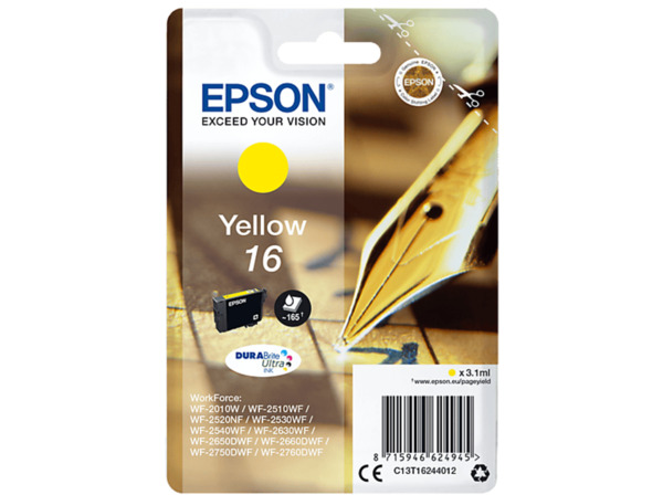 Bild 1 von EPSON Original Tintenpatrone Gelb (C13T16244012)