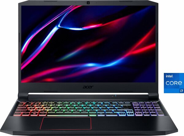 Bild 1 von Acer Nitro 5 AN515-55-766W Gaming-Notebook (39,62 cm/15,6 Zoll, Intel Core i7 10750H, GeForce RTX 3060, 512 GB SSD)