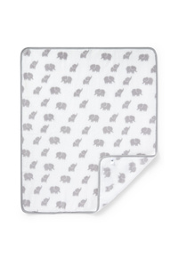 C&A Elefant-Baby-Decke, Weiß, Größe: 1 size