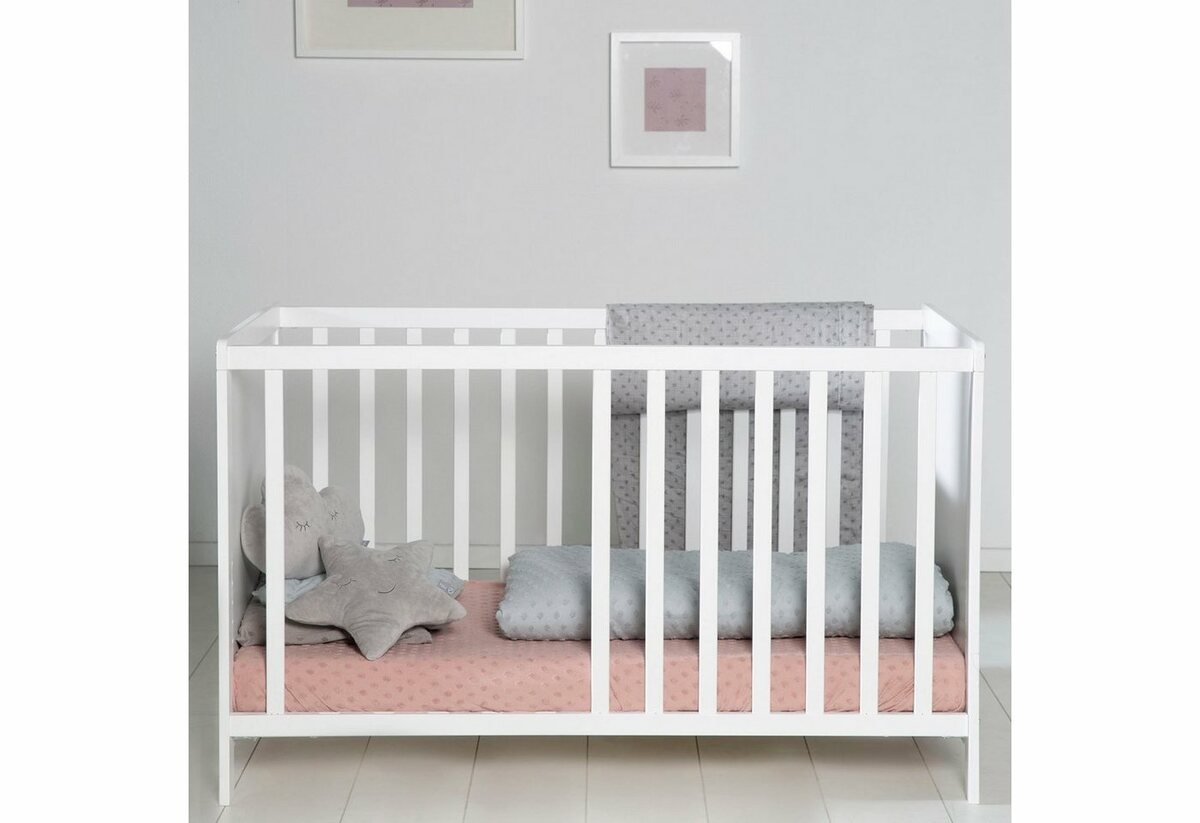 Bild 1 von roba® Beistellbett 60x120 cm Universal, weiß, inklusive Matratze