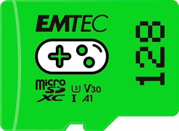 Bild 1 von EMTEC Gaming microSD 128GB Speicherkarte (128 GB, UHS Class 1, 100 MB/s Lesegeschwindigkeit)