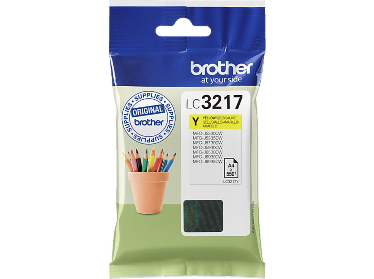 Bild 1 von BROTHER Orginal Tintenpatrone Gelb (LC3217Y)