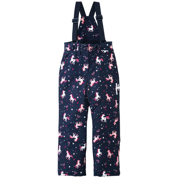 Bild 1 von Mädchen Schneehose mit Einhorn-Allover DUNKELBLAU