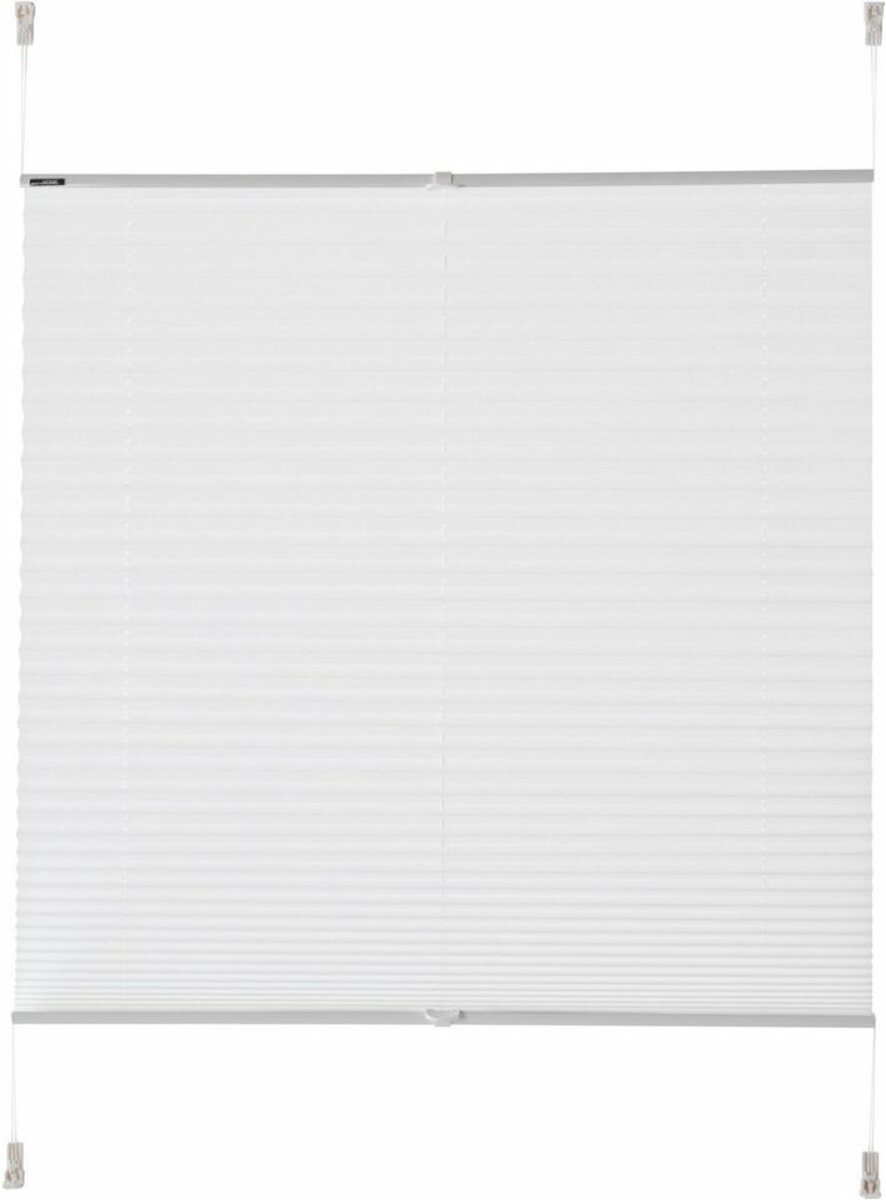 Bild 1 von Plissee KATIA, my home, Lichtschutz, ohne Bohren, verspannt, Klemmfix, Klemmfix, Crushed-Optik, uni, monochrom, basic, Klemmträger