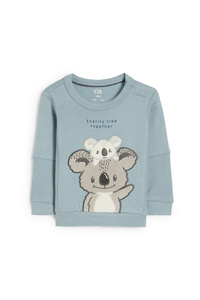 C&A Koala-Baby-Sweatshirt, Blau, Größe: 68