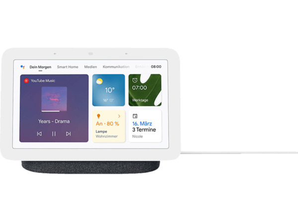 Bild 1 von GOOGLE Nest Hub (2. Generation) Smart Display, Carbon