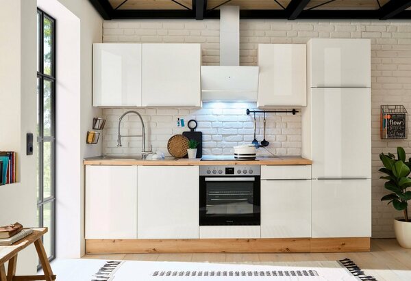 Bild 1 von RESPEKTA Küchenzeile Safado aus der Serie Marleen, hochwertige Ausstattung wie Soft Close Funktion, Breite 280 cm
