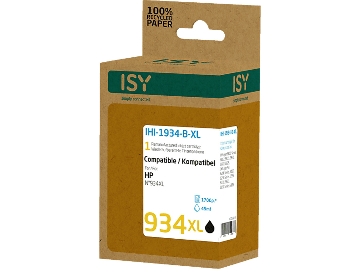 Bild 1 von ISY IHI-934-B-XL Tintenpatrone Schwarz