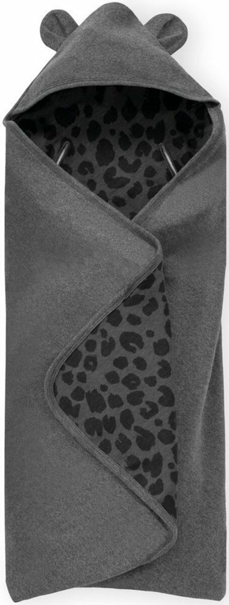 Bild 1 von Babydecke Baby Einschlagdecke, Snuggle N Dream leo grau, Hauck, mit Kapuze