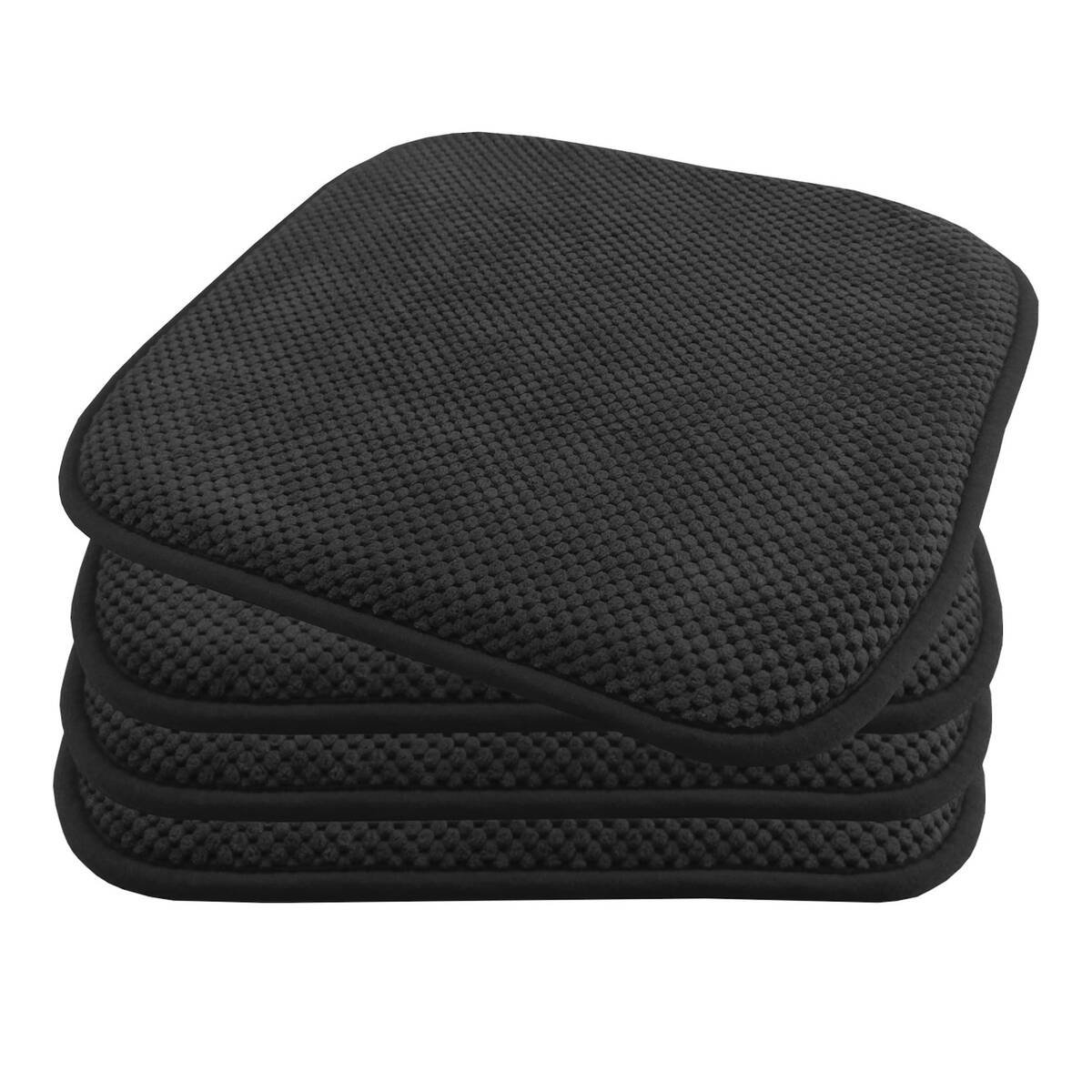 Bild 1 von Komfortable & praktische Gel-Kissen 40x40 - Stuhlkissen mit modernem Memory-Schaumstoff - gepolsterte Sitzkissen Out- und Indoor Gartenkissen  Stuhlauflage rutschfest