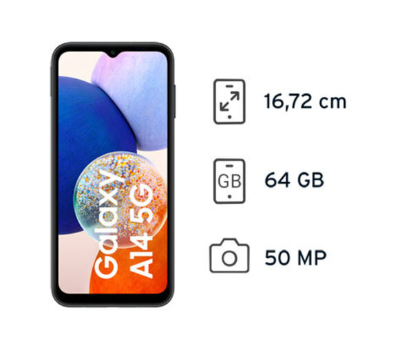 Bild 1 von Samsung Galaxy A14 5G 64GB schwarz