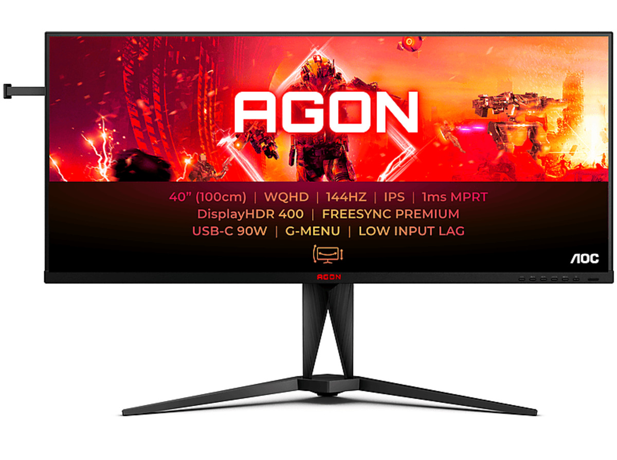 Bild 1 von AOC AG405UXC 40 Zoll WQHD Gaming Monitor (1 ms Reaktionszeit, 144 Hz)