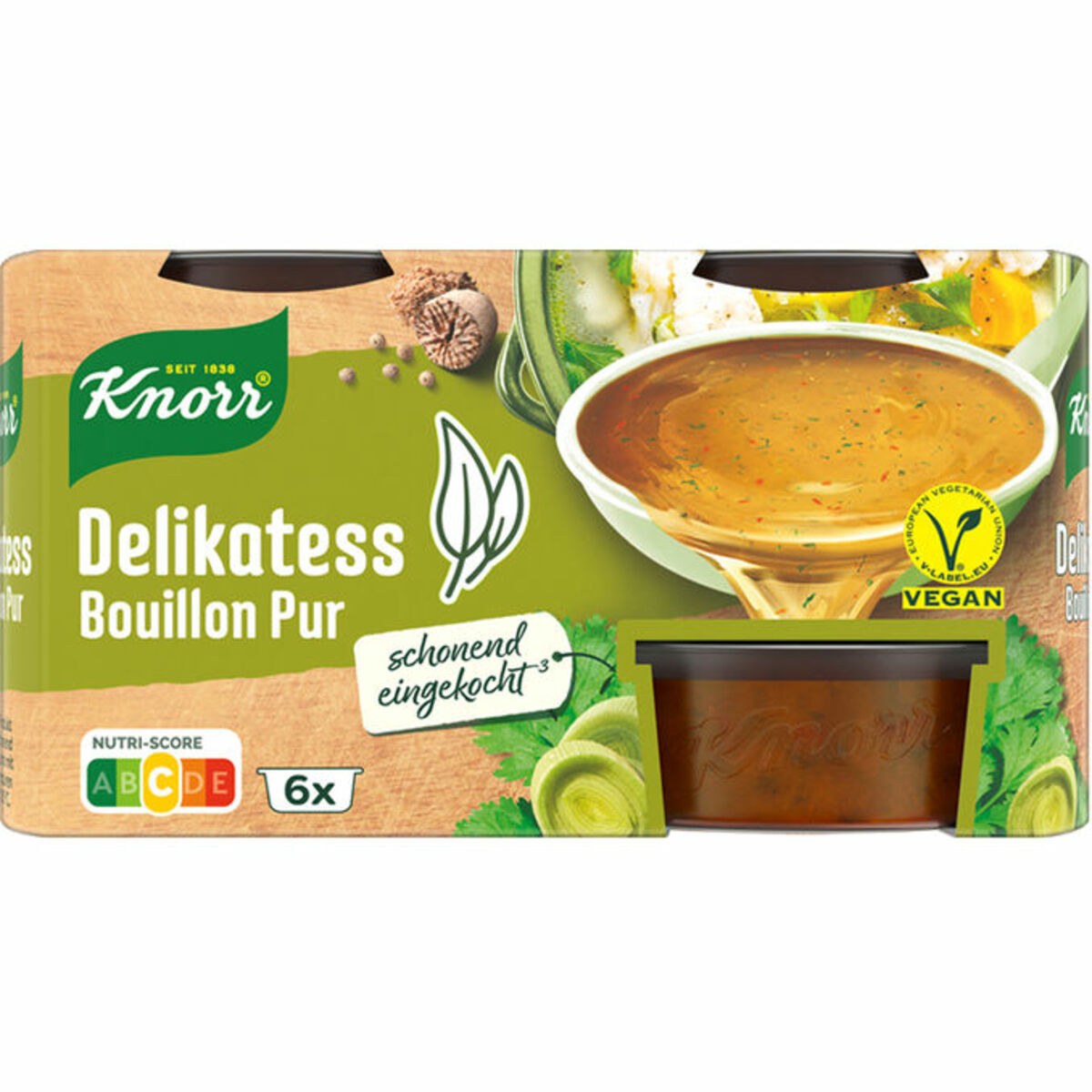 Bild 1 von Knorr 2 x Delikatess Bouillon pur