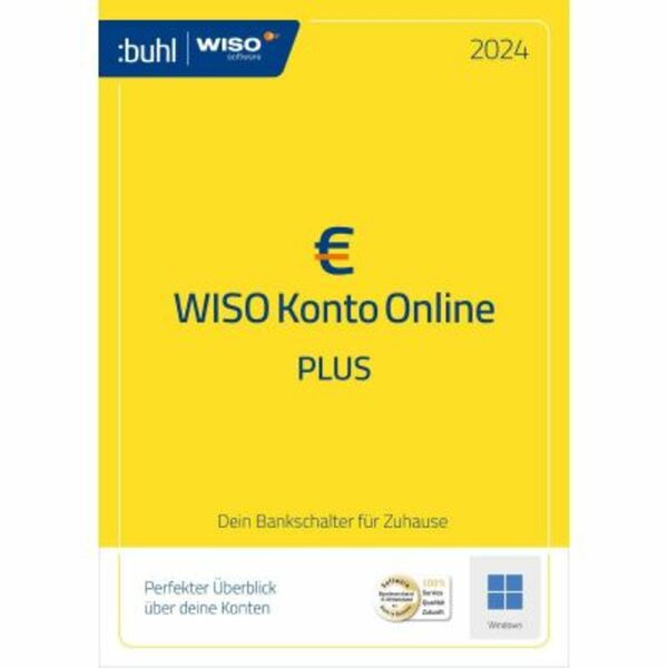 Bild 1 von Buhl Data WISO Konto Online Plus 2024 [Download]